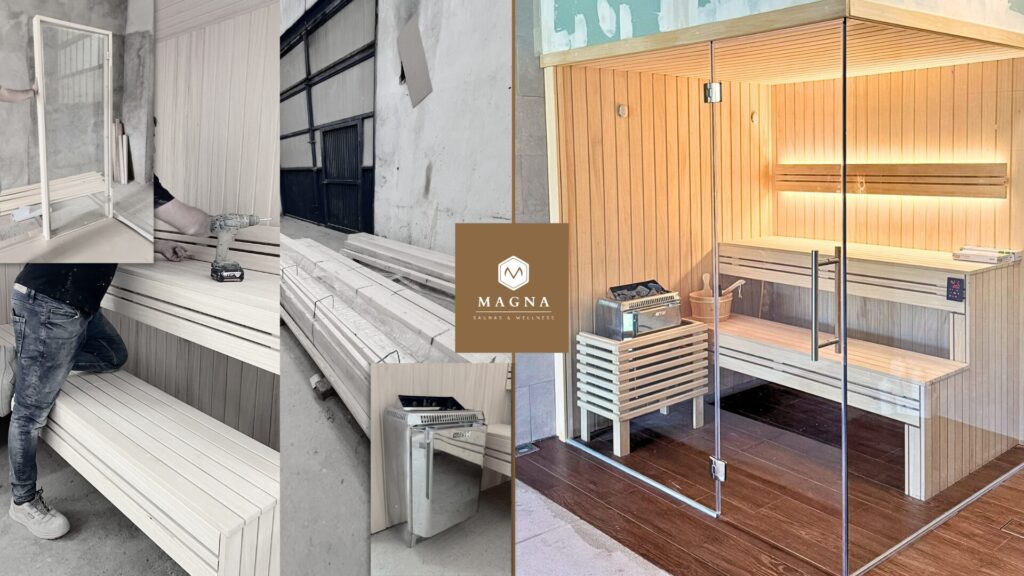 proceso fabricacion sauna
